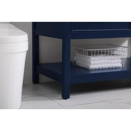 Elegant Bathroom Vanity - Blue (VF19042BL)