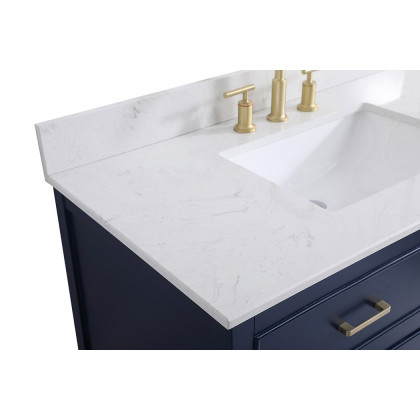 Elegant Bathroom Vanity - Blue (VF19042BL-BS)