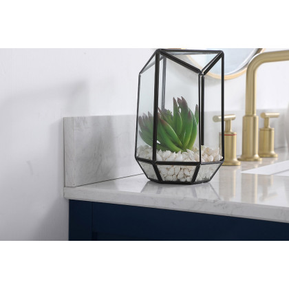 Elegant Bathroom Vanity - Blue (VF19042BL-BS)