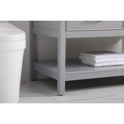 Elegant Bathroom Vanity - Gray (VF19042GR)