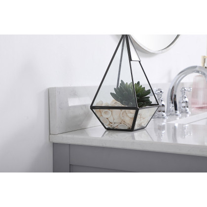 Elegant Bathroom Vanity - Gray (VF19042GR-BS)