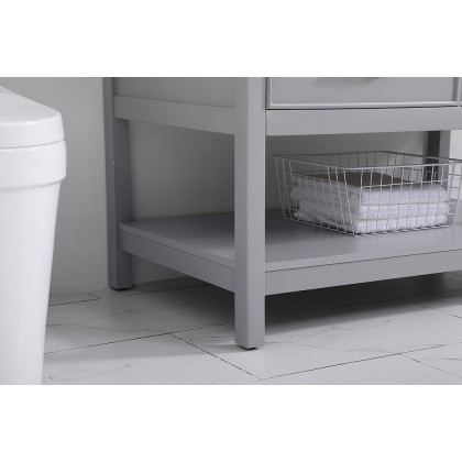 Elegant Bathroom Vanity - Gray (VF19042GR-BS)