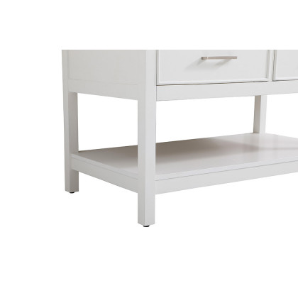 Elegant Bathroom Vanity - White (VF19042WH)