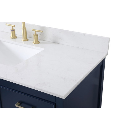 Elegant Bathroom Vanity - Blue (VF19048BL-BS)