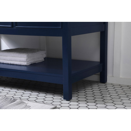 Elegant Bathroom Vanity - Blue (VF19048BL-BS)