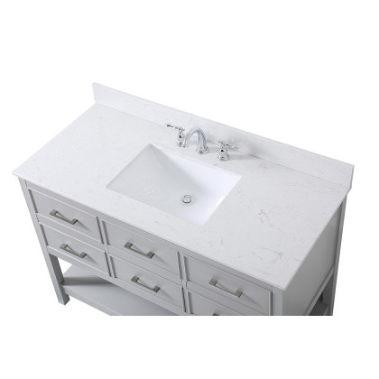 Elegant Bathroom Vanity - Gray (VF19048GR-BS)