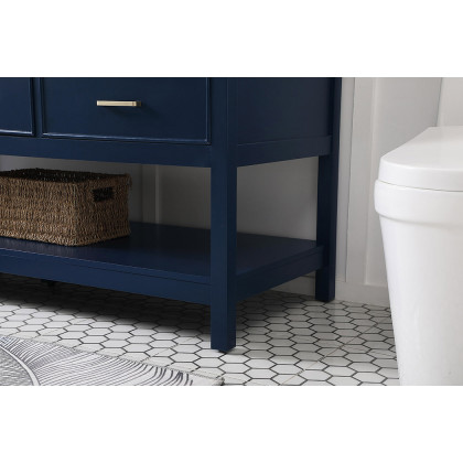 Elegant Bathroom Vanity - Blue (VF19060BL)