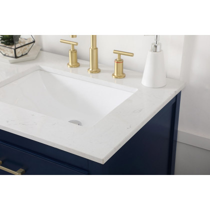 Elegant Bathroom Vanity - Blue (VF19060DBL)