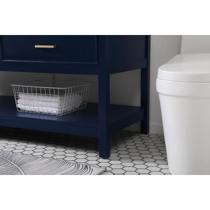 Elegant Bathroom Vanity - Blue (VF19060DBL)