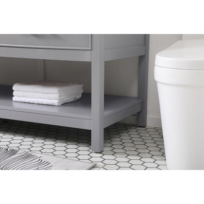Elegant Bathroom Vanity - Gray (VF19060DGR)