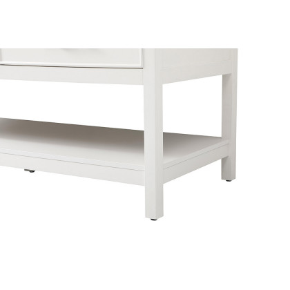 Elegant Bathroom Vanity - White (VF19060DWH)