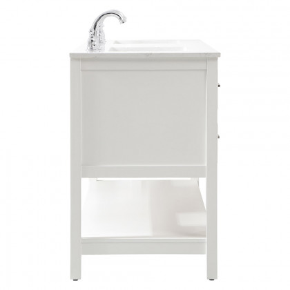 Elegant Bathroom Vanity - White (VF19060DWH)