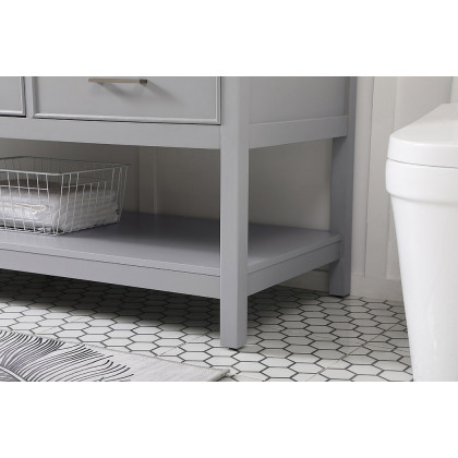 Elegant Bathroom Vanity - Gray (VF19060GR)