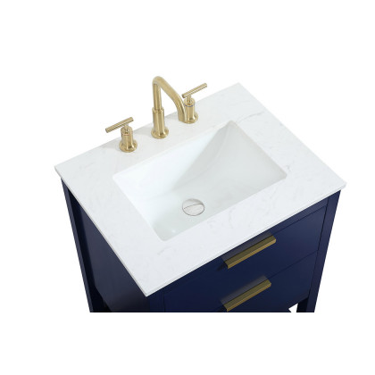 Elegant Bathroom Vanity - Blue (VF19224BL)