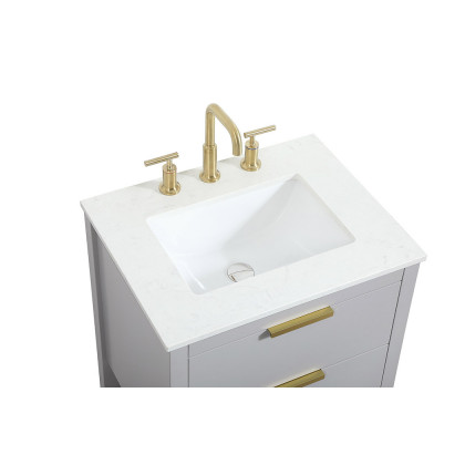 Elegant Bathroom Vanity - Gray (VF19224GR)