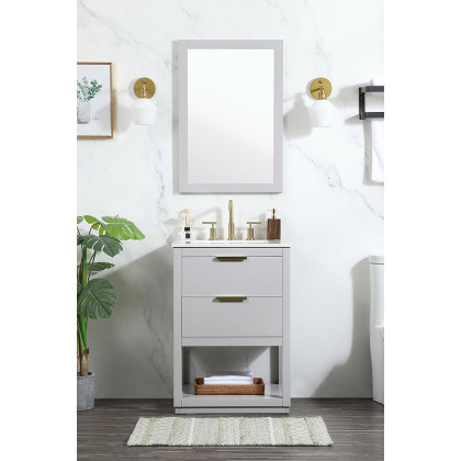 Elegant Bathroom Vanity - Gray (VF19224GR)