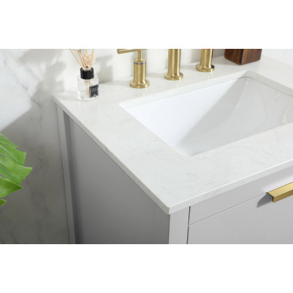 Elegant Bathroom Vanity - Gray (VF19224GR)