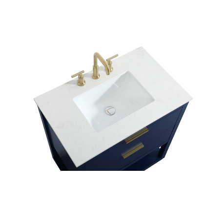 Elegant Bathroom Vanity - Blue (VF19230BL)