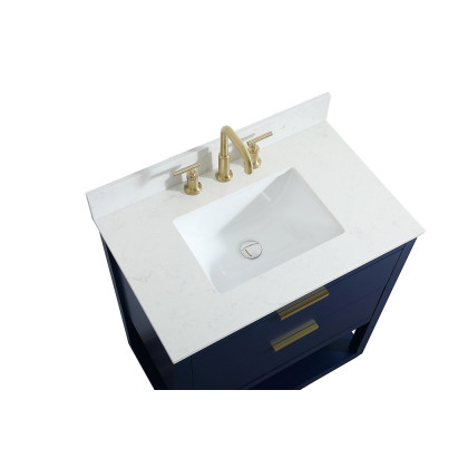 Elegant Bathroom Vanity - Blue (VF19230BL-BS)