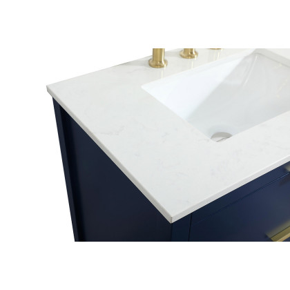 Elegant Bathroom Vanity - Blue (VF19230BL-BS)