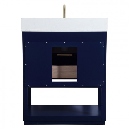 Elegant Bathroom Vanity - Blue (VF19230BL-BS)