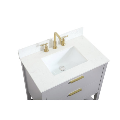 Elegant Bathroom Vanity - Gray (VF19230GR-BS)