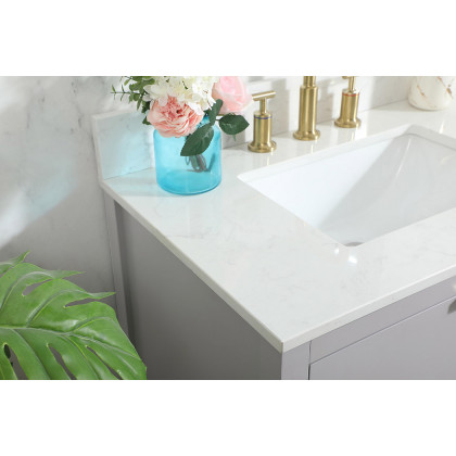 Elegant Bathroom Vanity - Gray (VF19230GR-BS)