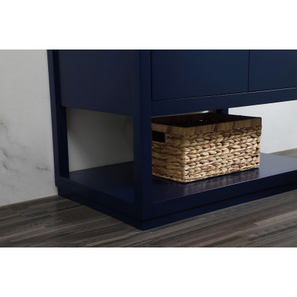 Elegant Bathroom Vanity - Blue (VF19236BL)