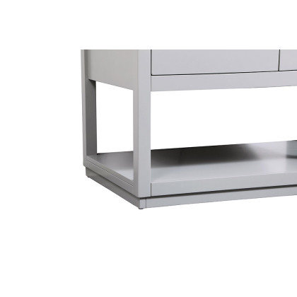 Elegant Bathroom Vanity - Gray (VF19236GR)