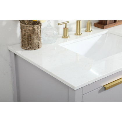 Elegant Bathroom Vanity - Gray (VF19236GR)