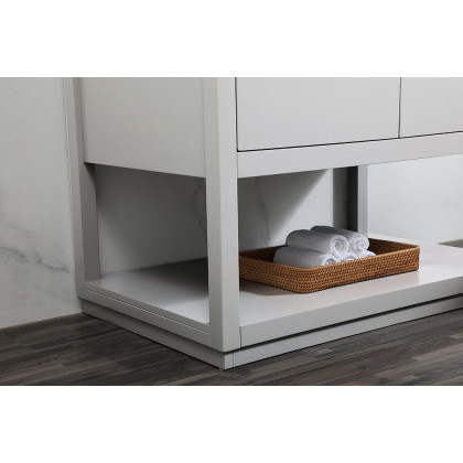 Elegant Bathroom Vanity - Gray (VF19236GR)
