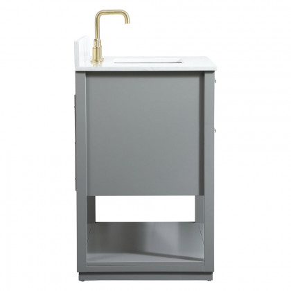 Elegant Bathroom Vanity - Gray (VF19236GR-BS)