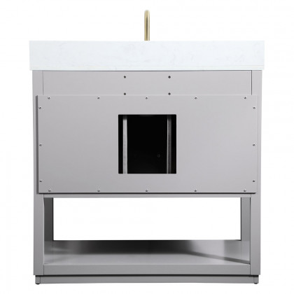 Elegant Bathroom Vanity - Gray (VF19236GR-BS)