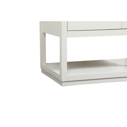 Elegant Bathroom Vanity - White (VF19236WH-BS)