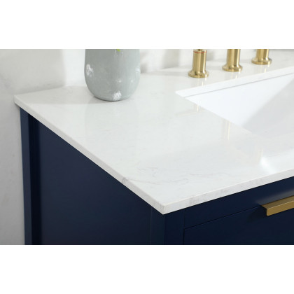 Elegant Bathroom Vanity - Blue (VF19242BL)