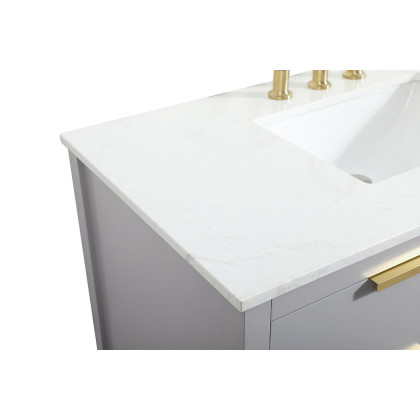 Elegant Bathroom Vanity - Gray (VF19242GR)