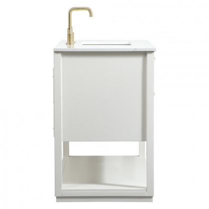 Elegant Bathroom Vanity - White (VF19242WH)
