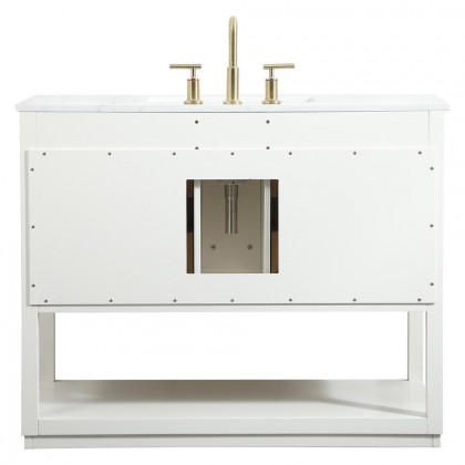 Elegant Bathroom Vanity - White (VF19242WH)