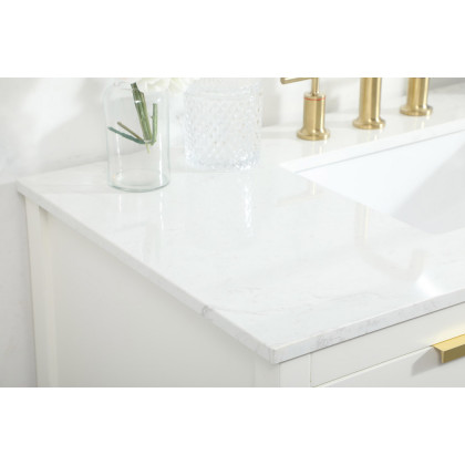 Elegant Bathroom Vanity - White (VF19242WH)