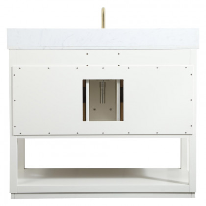 Elegant Bathroom Vanity - White (VF19242WH-BS)