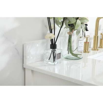 Elegant Bathroom Vanity - White (VF19242WH-BS)