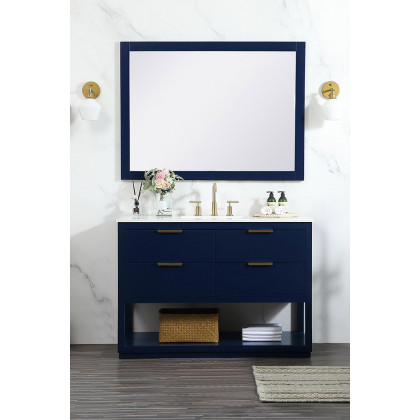 Elegant Bathroom Vanity - Blue (VF19248BL)