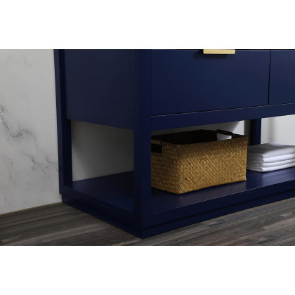 Elegant Bathroom Vanity - Blue (VF19248BL)