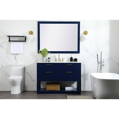 Elegant Bathroom Vanity - Blue (VF19248BL-BS)
