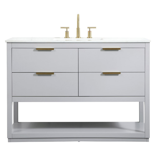 Elegant Bathroom Vanity - Gray (VF19248GR)