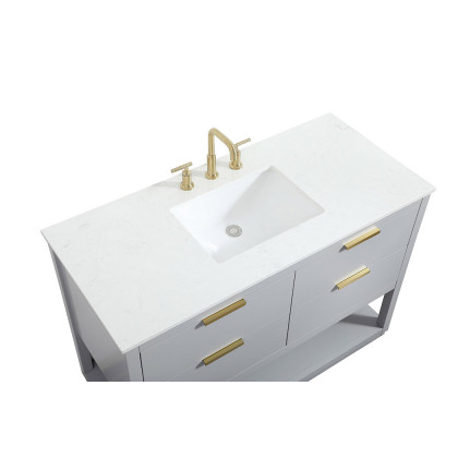 Elegant Bathroom Vanity - Gray (VF19248GR)