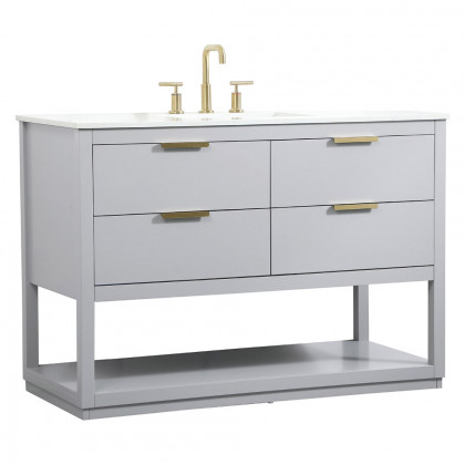 Elegant Bathroom Vanity - Gray (VF19248GR)