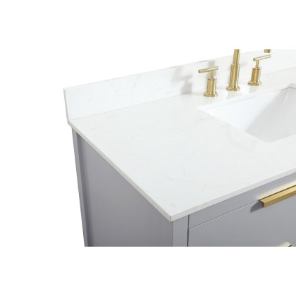 Elegant Bathroom Vanity - Gray (VF19248GR-BS)