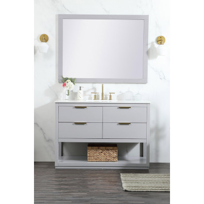 Elegant Bathroom Vanity - Gray (VF19248GR-BS)