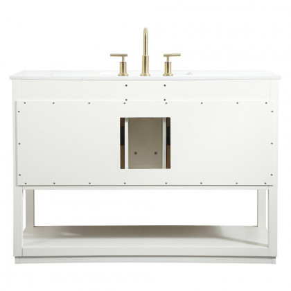 Elegant Bathroom Vanity - White (VF19248WH)